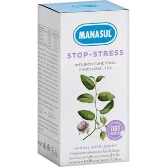 Stop-Stress infusión funcional envase 25 bolsitas - Manasul