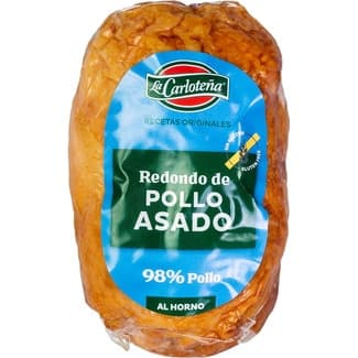 Redondo de pollo asado al horno sin gluten pieza 340 g - La Carloteña