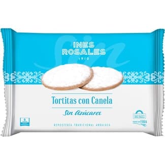 Tortitas con canela sin azúcar 6 unidades envase 180 g - Ines Rosales