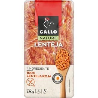 Nature hélices lentejas paquete 250 g - Gallo