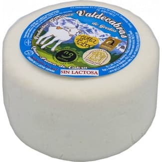 Queso fresco de cabra bajo en sal elaborado con leche pasteurizada peso aproximado pieza 500 g sin lactosa - Valdecabras
