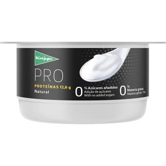 Yogur con proteínas natural desnatado 0% m.g. 0% azúcares añadidos envase 180 g - El Corte Ingles
