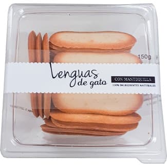 Lenguas de gato con mantequilla estuche 150 g