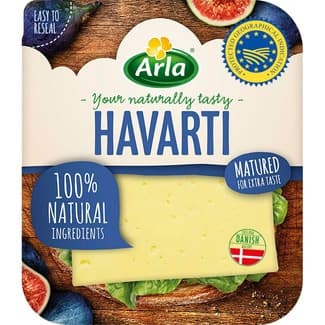 Queso danés havarti madurado IGP en lonchas envase 150 g - Arla