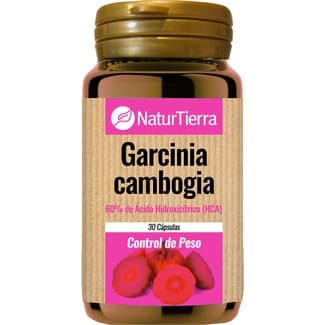 Control de peso garcinia cambogia 60% ácido Hidroxicítrico envase 30 cápsulas - Naturtierra