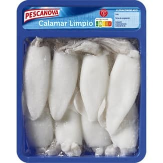 Calamar limpio estuche 400 g neto escurrido - Pescanova