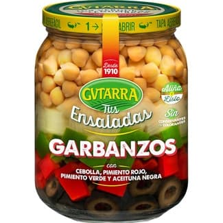 Tus Ensaladas ensalada garbanzos frasco 335 g neto escurrido - Gvtarra
