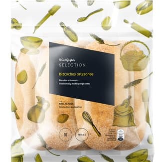 Bizcochos artesanos sin lactosa bolsa 160 g 10 pack de 2 unidades - El Corte Ingles Selection