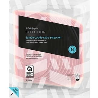 Jamón cocido extra selección en lonchas envase 350 g - El Corte Ingles Selection