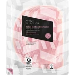 Jamón cocido extra selección en lonchas extrafinas envase 150 g - El Corte Ingles Selection