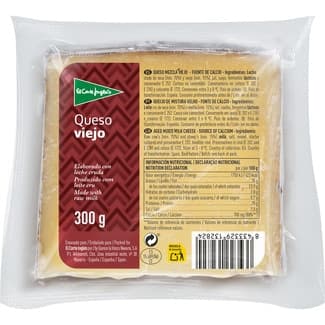 Queso viejo mezcla elaborado con leche cruda cuña 300 g - El Corte Ingles