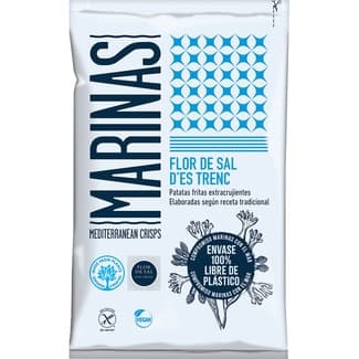 Patatas fritas sal marina de Formentera extracrujientes receta tradicional Sin Gluten bolsa 150 g - Vicente Vidal Marinas