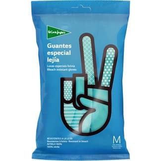 Guantes nitrilo especial lejía talla mediana paquete 1 unidad - El Corte Ingles