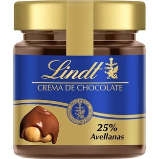 Crema de chocolate y avellanas 25% frasco 200 g - Lindt