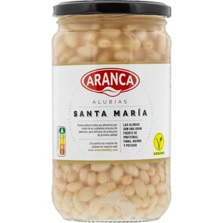 Alubia blanca Santa María frasco 560 g neto escurrido - Aranca