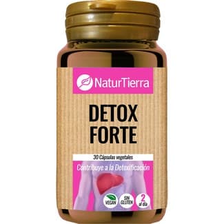 Detox Forte contribuye a la detoxificación sin gluten envase 30 cápsulas vegetales - Naturtierra