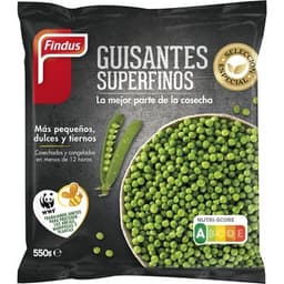 Guisantes superfinos bolsa 550 g - Findus