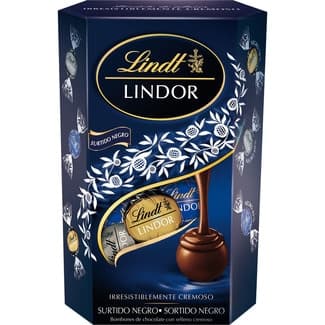 Bombones de chocolate negro surtidos estuche 200 g - Lindt Lindor