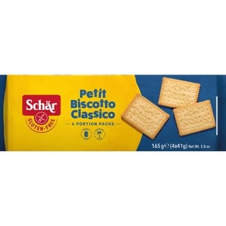 Petit galletas clásicas sin gluten 4 paquetes individuales envase 165 g - Schar