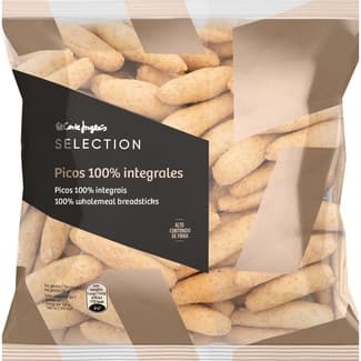 Picos de pan 100% integrales bolsa 250 g - El Corte Ingles Selection