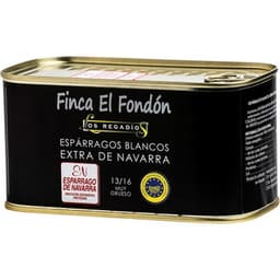 Espárragos blancos IGP de Navarra extra gruesos 13-16 piezas lata 500 g neto escurrido - Los Regadios