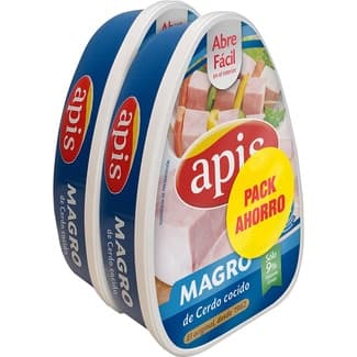 Magro de cerdo pack ahorro 2 latas 200 g - Apis