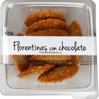 Florentinas de mantequilla con chocolate estuche 105 g