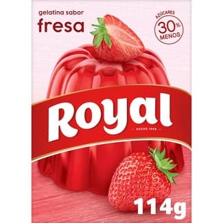 Gelatina sabor fresa 10 raciones estuche 114 g - Royal