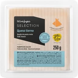 Queso tierno mezcla madurado graso elaborado con leche pasteurizada precortado cuña 250 g - El Corte Ingles Selection