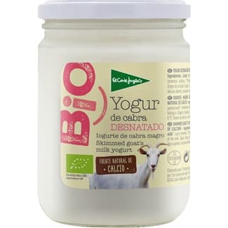 Yogur de cabra natural desnatado ecológico tarro 420 g - El Corte Ingles Bio