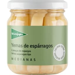 Yemas de espárragos blancos medianas frasco 110 g neto escurrido - El Corte Ingles