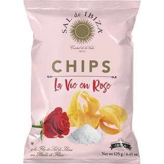 Patatas fritas chips a la flor de sal de ibiza bolsa 125 g - Sal De Ibiza