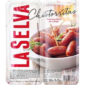 Chistorritas sin gluten pack 2 x 75 g envase 150 g - La Selva