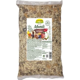 Muesli 10 frutas integral bolsa 1 kg - Granovita