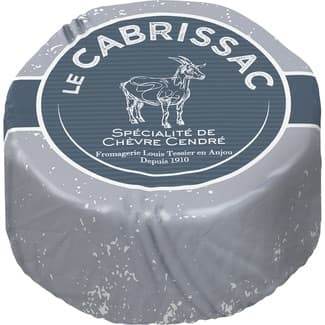 Le Cabrissac queso francés de cabra de pasta blanda cremoso con corteza de ceniza y moho blanco elaborado con leche pasteurizada pieza 150 g - Haute Fromagerie