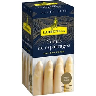 Yemas de espárragos extra gruesas lata 425 g neto escurrido - Carretilla