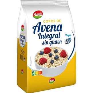 Copos de avena sin gluten bolsa 450 g - Esgir