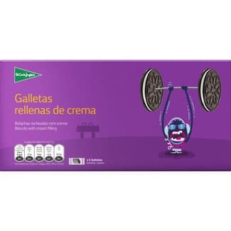 Galletas rellenas de crema 5 bolsitas con 4 galletas estuche 220 g - El Corte Ingles