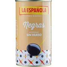 Aceitunas negras sin hueso lata 150 g - La Española