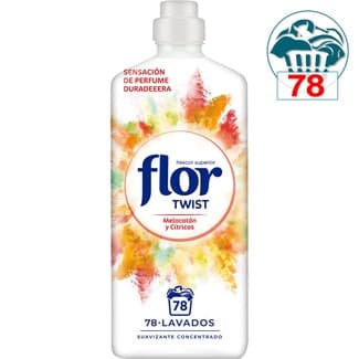 Twist suavizante concentrado Melocotón y Cítricos botella 78 dosis - Flor
