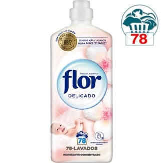 Suavizante concentrado Delicado botella 78 dosis - Flor