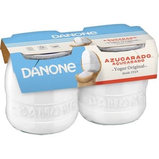 Yogur natural azucarado pack 2 unidades 130 g - Danone Original