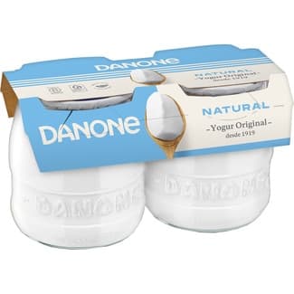 Yogur natural pack 2 unidades 130 g - Danone Original