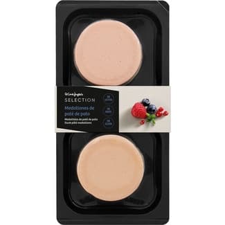 Medallones de paté de pato sin gluten sin lactosa pack 2 x 100 g envase 200 g - El Corte Ingles Selection