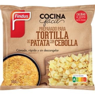 Preparado para tortilla de patata con cebolla envase 550 g - Findus Cocina Facil