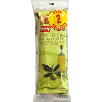 Palitos con aceite de oliva pack 2 bolsas 50 g - Quely