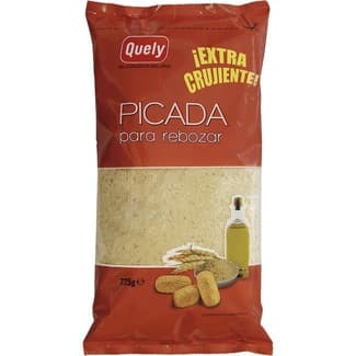 Picada pan rallado preparado para rebozar extra crujiente 100% natural bolsa 225 g - Quely