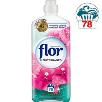 Suavizante concentrado Frescor Mediterráneo botella 78 dosis - Flor