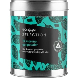 Té moruno té verde con menta y hierbabuena lata 20 bolsitas pirámides - El Corte Ingles Selection
