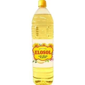 Aceite refinado de girasol botella 1 l - Elosol